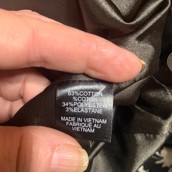 Beautiful lined charcoal, gray dress - Picture 10 of 10